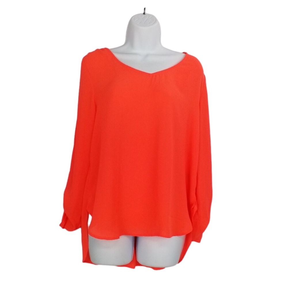 #030. NWT. E M orange 🍊 blouse. Great summer color. 🏖️ 🌞 🎉